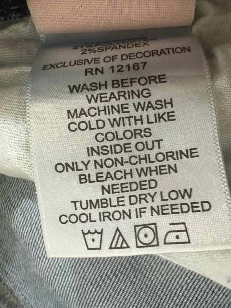 Laurie Felt Los Angeles Jeans Women Sz 10 Blue Flare Frayed Hem 5-Pocket Stretch - Picture 15 of 15